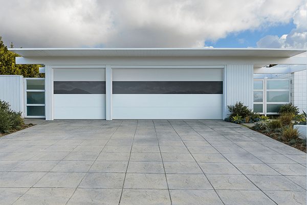 Flush modern garage door in San Francisco