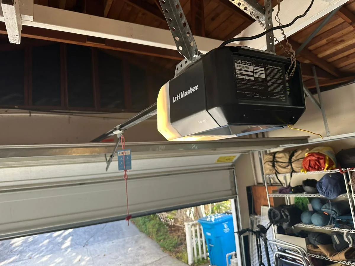 LiftMaster belt drive garage door opener installed by Integrity Garage Doors